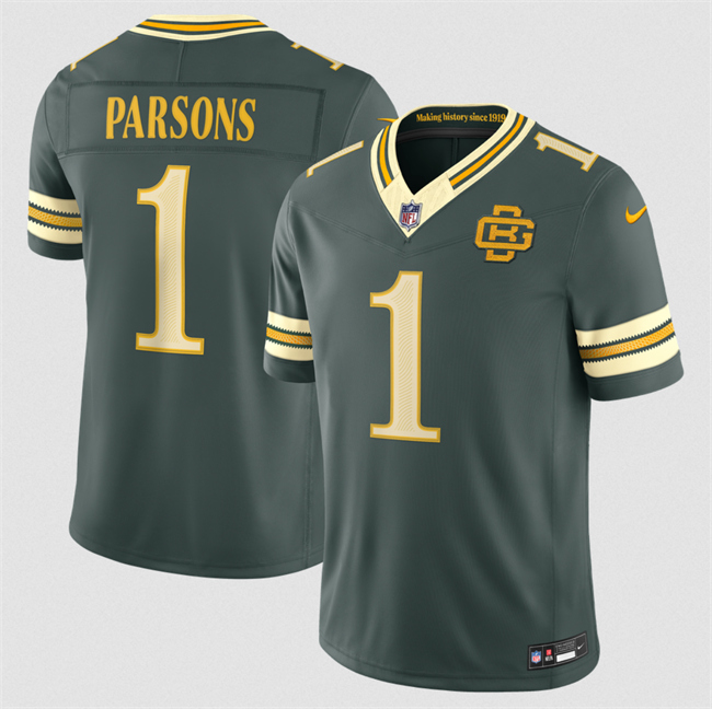 Youth Green Bay Packers ##1 Micah Parsons Dark Green 2026 Rivalries Collection Limited Stitched Jersey Youth Green Bay Packers ##1 Micah Parsons Dark Green 2026 Rivalries Collection Limited Stitched Jersey
