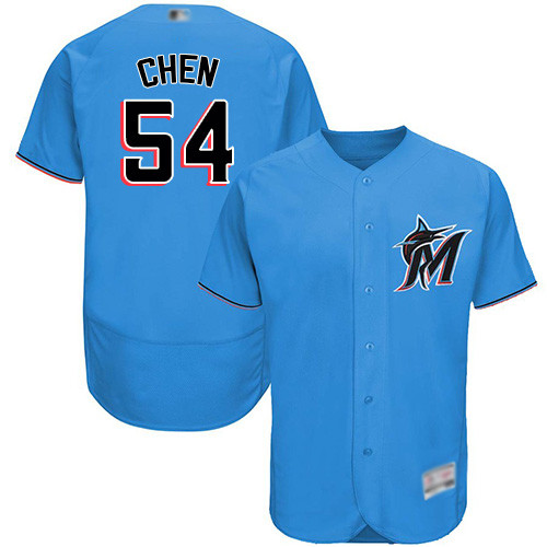 marlins #54 Wei-Yin Chen Blue Flexbase Authentic Collection Stitched Baseball Jersey marlins #54 Wei-Yin Chen Blue Flexbase Authentic Collection Stitched Baseball Jersey