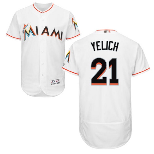 marlins #21 Christian Yelich White Flexbase Authentic Collection Stitched MLB Jersey marlins #21 Christian Yelich White Flexbase Authentic Collection Stitched MLB Jersey