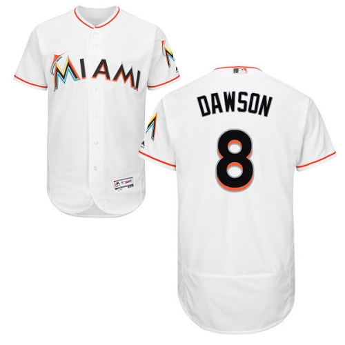 marlins #8 Andre Dawson White Flexbase Authentic Collection Stitched MLB Jersey marlins #8 Andre Dawson White Flexbase Authentic Collection Stitched MLB Jersey