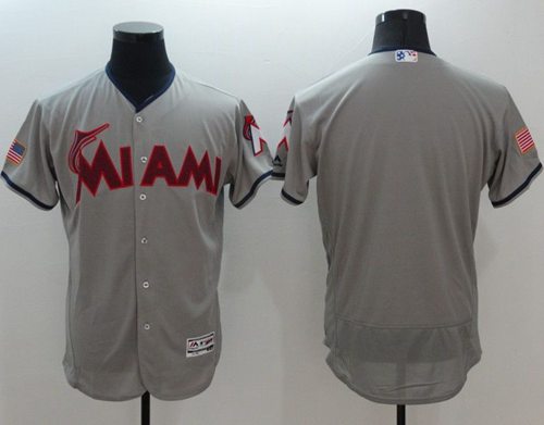 marlins Blank Grey Fashion Stars & Stripes Flexbase Authentic Stitched MLB Jersey marlins Blank Grey Fashion Stars & Stripes Flexbase Authentic Stitched MLB Jersey