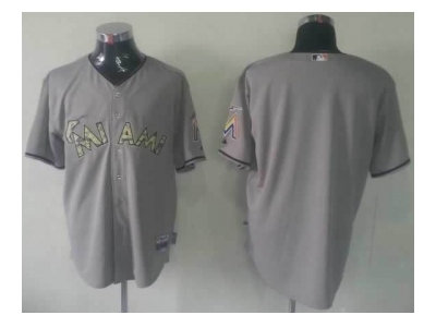 mlb jerseys florida marlins blank grey(number camo) mlb jerseys florida marlins blank grey(number camo)