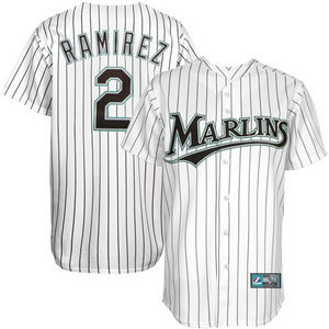 Florida Marlins #2 Hanley Ramirez White Jersey Florida Marlins #2 Hanley Ramirez White Jersey
