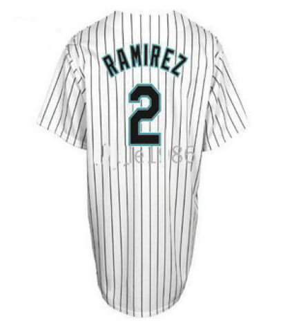 Florida Marlins Jersey 2 Hanley Ramirez Home Jersey Pinstripe Florida Marlins Jersey 2 Hanley Ramirez Home Jersey Pinstripe