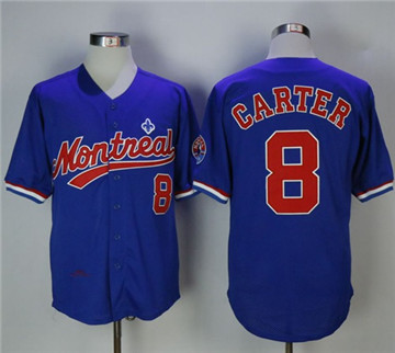 Mitchell And Ness BP Expos #8 Gary Carter Blue Throwback Stitched MLB Jersey Mitchell And Ness BP Expos #8 Gary Carter Blue Throwback Stitched MLB Jersey