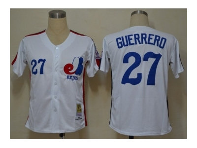 montreal expos #27 guerrero m&n white mlb jerseys montreal expos #27 guerrero m&n white mlb jerseys