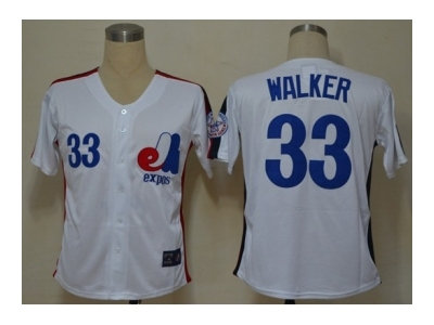 montreal expos #33 walker m&n white mlb jerseys montreal expos #33 walker m&n white mlb jerseys