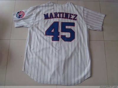 MLB Montreal Expos 45# MARTINEZ jerseys white MLB Montreal Expos 45# MARTINEZ jerseys white