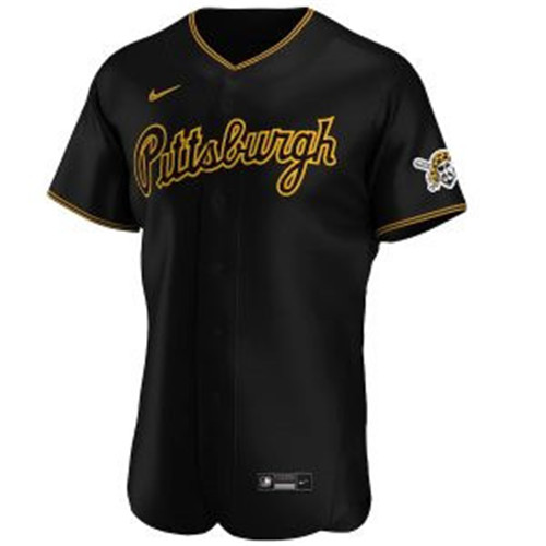 Men's Pittsburgh Pirates Custom Nike Flexbase Black Jersey Men's Pittsburgh Pirates Custom Nike Flexbase Black Jersey