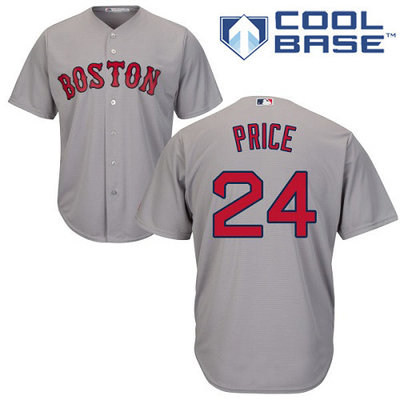 Red Sox #24 David Price Grey Cool Base Stitched Youth MLB Jersey Red Sox #24 David Price Grey Cool Base Stitched Youth MLB Jersey