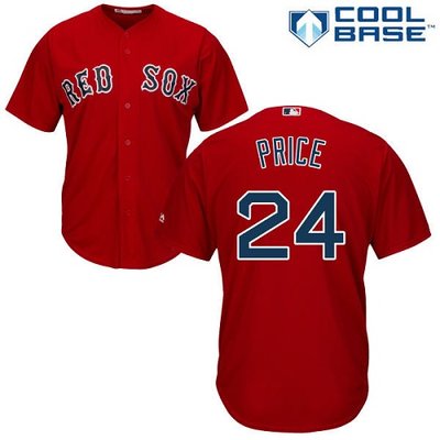 Red Sox #24 David Price Red Cool Base Stitched Youth MLB Jersey Red Sox #24 David Price Red Cool Base Stitched Youth MLB Jersey