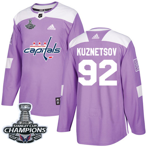Adidas Capitals #92 Evgeny Kuznetsov Purple Authentic Fights Cancer Stanley Cup Final Champions Stitched Youth NHL Jersey Adidas Capitals #92 Evgeny Kuznetsov Purple Authentic Fights Cancer Stanley Cup Final Champions Stitched Youth NHL Jersey