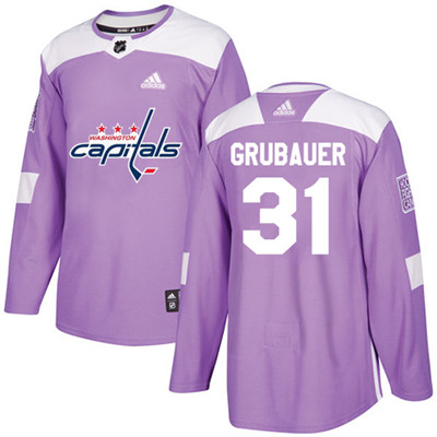 Adidas Capitals #31 Philipp Grubauer Purple Authentic Fights Cancer Stitched Youth NHL Jersey Adidas Capitals #31 Philipp Grubauer Purple Authentic Fights Cancer Stitched Youth NHL Jersey