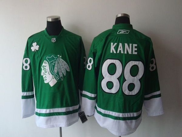 Youth Blackhawks #88 Patrick Kane Green St. Patty's Day Stitched NHL Jersey Youth Blackhawks #88 Patrick Kane Green St. Patty's Day Stitched NHL Jersey