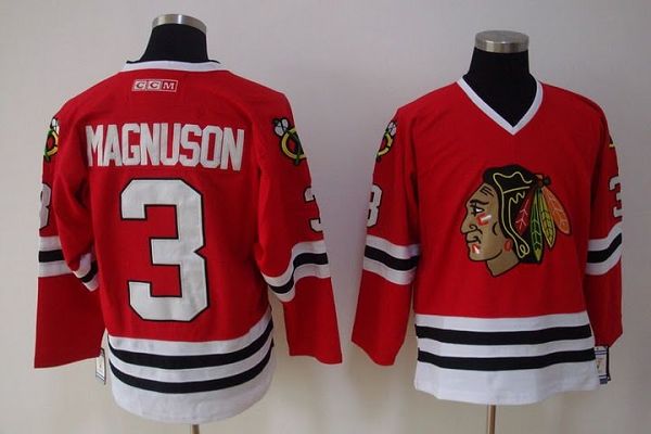 Youth Blackhawks #3 Keith Magnuson Stitched Red NHL Jersey Youth Blackhawks #3 Keith Magnuson Stitched Red NHL Jersey