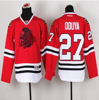 Youth Chicago Blackhawks #27 Johnny Oduya Red(Red Skull) Stitched NHL Jersey Youth Chicago Blackhawks #27 Johnny Oduya Red(Red Skull) Stitched NHL Jersey