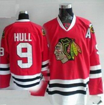 Youth jersey Chicago Blackhawks 9 HULL red kids jerseys Youth jersey Chicago Blackhawks 9 HULL red kids jerseys