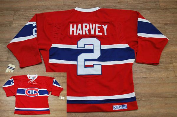Youth Canadiens #2 Doug Harvey Stitched Red CH CCM Throwback NHL Jersey Youth Canadiens #2 Doug Harvey Stitched Red CH CCM Throwback NHL Jersey