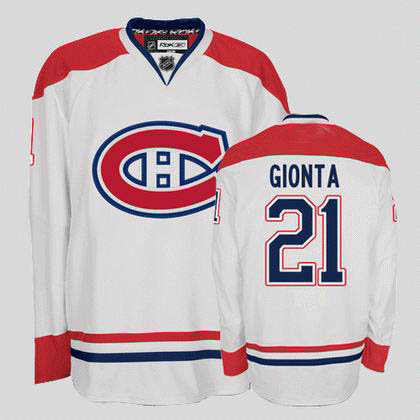 Youth kids Montreal Canadiens #21 Brian Gionta white