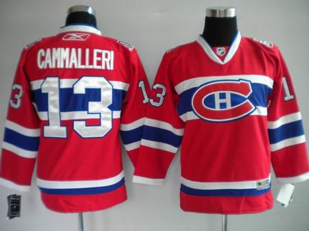 Youth Jerseys Montreal Canadiens 13 CAMMALLERI red
