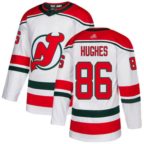 Devils #86 Jack Hughes White Alternate Authentic Stitched Youth Hockey Jersey Devils #86 Jack Hughes White Alternate Authentic Stitched Youth Hockey Jersey