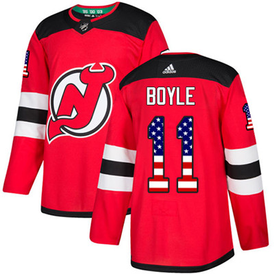 Adidas Devils #11 Brian Boyle Red Home Authentic USA Flag Stitched Youth NHL Jersey Adidas Devils #11 Brian Boyle Red Home Authentic USA Flag Stitched Youth NHL Jersey