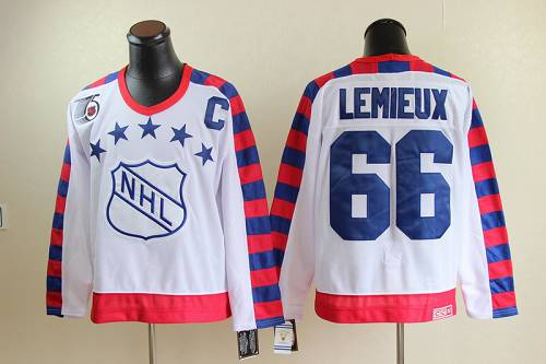 Youth Penguins #66 Mario Lemieux White All Star CCM Throwback 75TH Stitched NHL Jersey Youth Penguins #66 Mario Lemieux White All Star CCM Throwback 75TH Stitched NHL Jersey