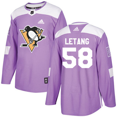 Adidas Penguins #58 Kris Letang Purple Authentic Fights Cancer Stitched Youth NHL Jersey Adidas Penguins #58 Kris Letang Purple Authentic Fights Cancer Stitched Youth NHL Jersey