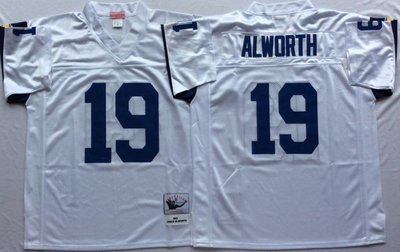 Chargers 19 Lance Alworth White Throwback Jersey Chargers 19 Lance Alworth White Throwback Jersey