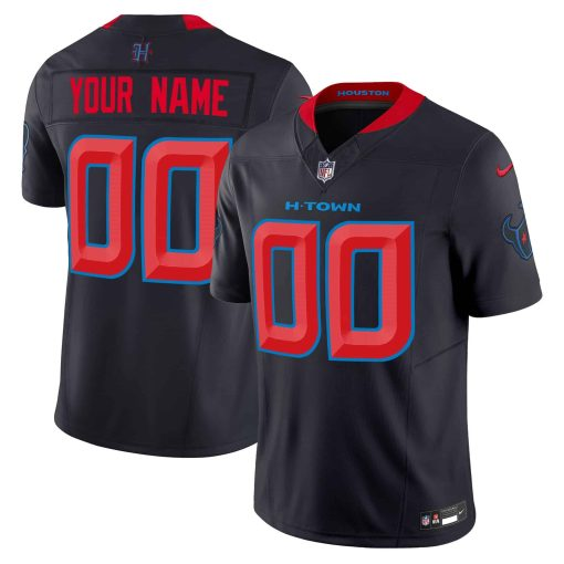 Houston Texans Navy 2024 2nd Alternate F.U.S.E Vapor Stitched Customized Jersey Houston Texans Navy 2024 2nd Alternate F.U.S.E Vapor Stitched Customized Jersey