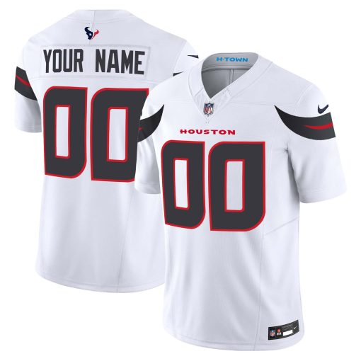 Houston Texans White 2024 Alternate F.U.S.E Vapor Stitched Customized Jersey Houston Texans White 2024 Alternate F.U.S.E Vapor Stitched Customized Jersey