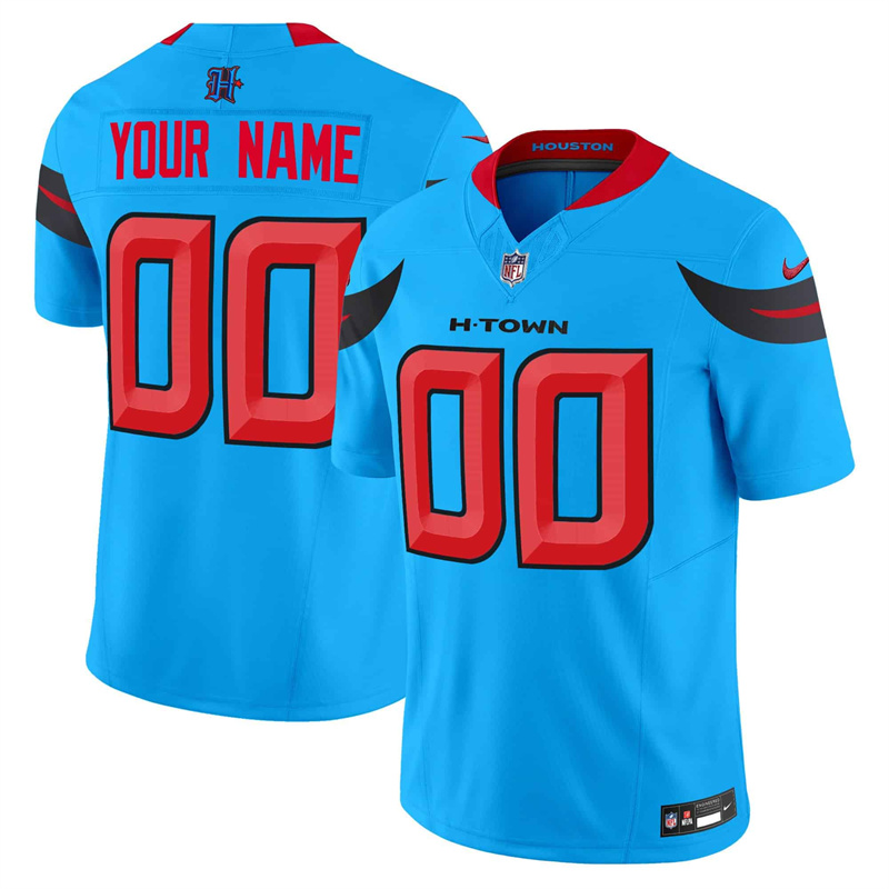 Houston Texans Blue 2024 Alternate F.U.S.E Vapor Stitched Customized Jersey Houston Texans Blue 2024 Alternate F.U.S.E Vapor Stitched Customized Jersey
