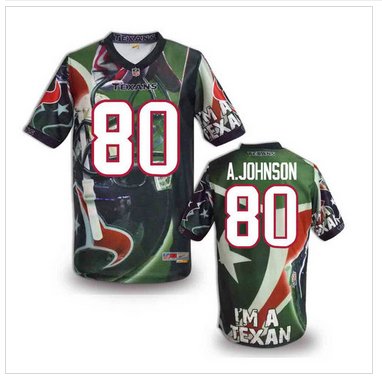 Houston Texans #80 Andre A.Johnson Stitched NFL Elite Fanatical Version Jersey (2 Houston Texans #80 Andre A.Johnson Stitched NFL Elite Fanatical Version Jersey (2