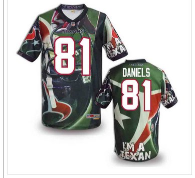 Houston Texans #81 Owen Daniels Stitched NFL Elite Fanatical Version Jersey (2) Houston Texans #81 Owen Daniels Stitched NFL Elite Fanatical Version Jersey (2)
