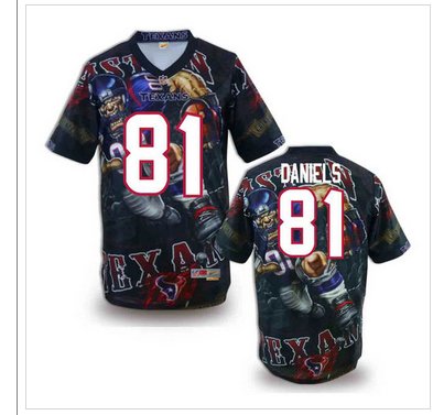 Houston Texans #81 Owen Daniels Stitched NFL Elite Fanatical Version Jersey (1) Houston Texans #81 Owen Daniels Stitched NFL Elite Fanatical Version Jersey (1)