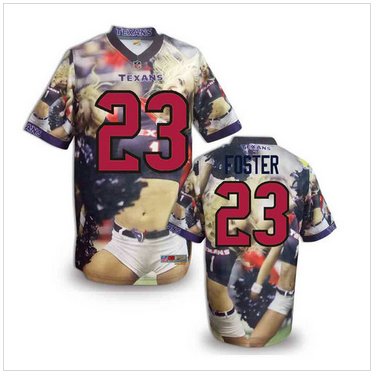 Houston Texans #23 Arian Foster Stitched NFL Elite Fanatical Version Jersey (8) Houston Texans #23 Arian Foster Stitched NFL Elite Fanatical Version Jersey (8)