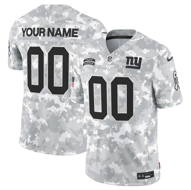 Men's New York Giants Active Player Custom 2024 F.U.S.E Arctic Camo Salute To Service Limited Stitched Football Jersey Men's New York Giants Active Player Custom 2024 F.U.S.E Arctic Camo Salute To Service Limited Stitched Football Jersey