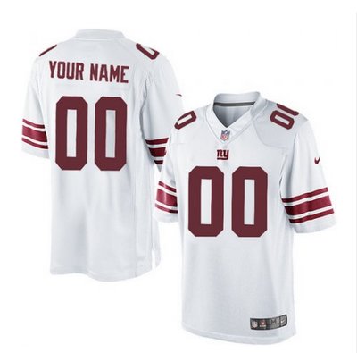 Men's Nike New York Giants Customized Limited White NFL Jersey Men's Nike New York Giants Customized Limited White NFL Jersey