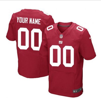 Men's Nike New York Giants Customized Elite Red Alternate NFL Jersey Men's Nike New York Giants Customized Elite Red Alternate NFL Jersey