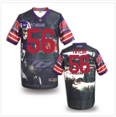 New York Giants #56 Lawrence Taylor Stitched NFL Elite Fanatical Version Jersey (5) New York Giants #56 Lawrence Taylor Stitched NFL Elite Fanatical Version Jersey (5)