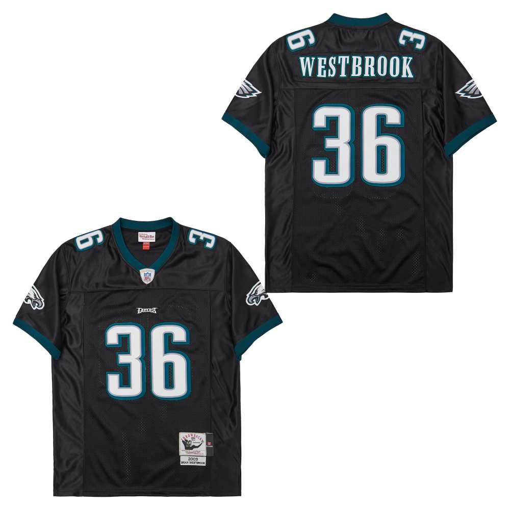 Mitchell&Ness Eagles #36 Throwback NFL Jersey Mitchell&Ness Eagles #36 Throwback NFL Jersey