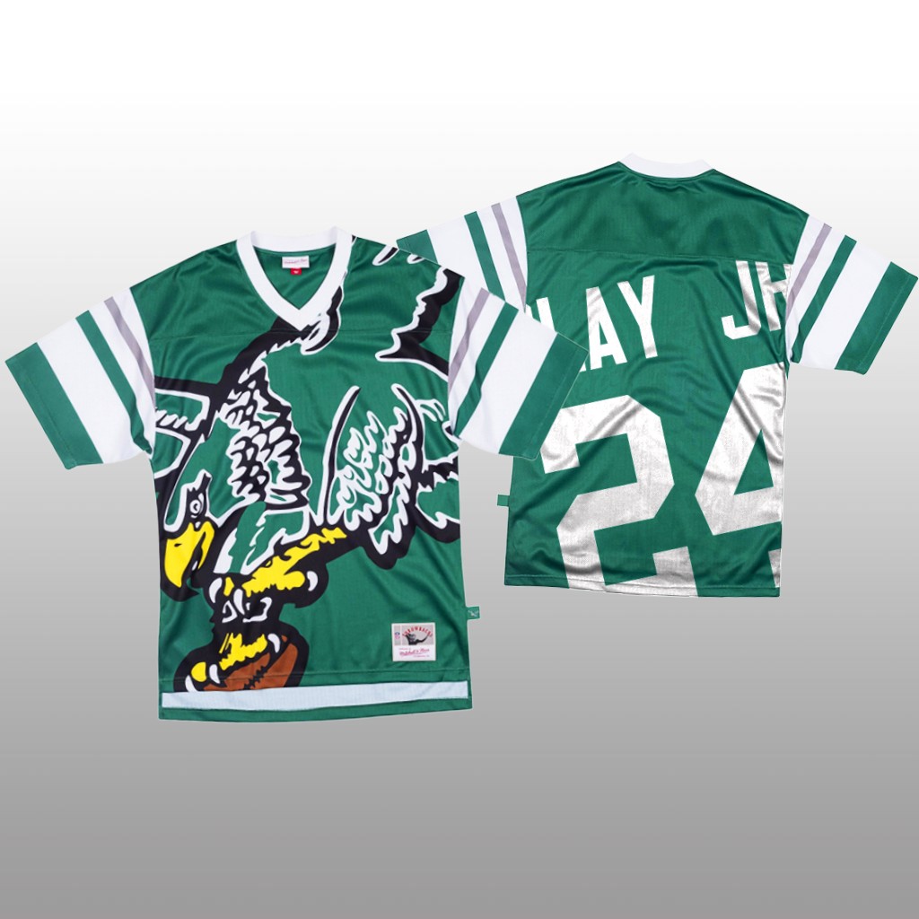 NFL Philadelphia Eagles #24 Darius Slay Jr Green Men's Mitchell & Nell Big Face Fashion Limited NFL Jersey
