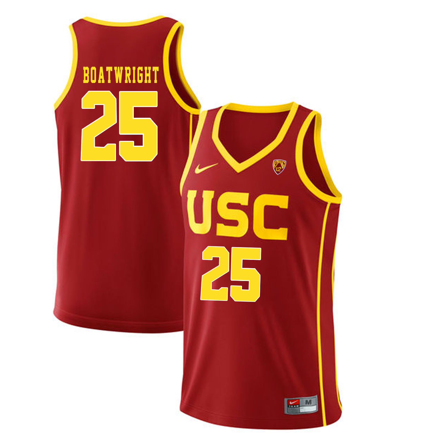 USC Trojans #25 Bennie Boatwright Red College Basketball Jersey USC Trojans #25 Bennie Boatwright Red College Basketball Jersey