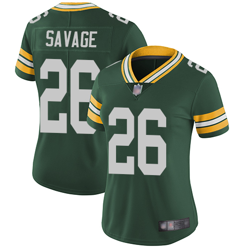 Packers #26 Darnell Savage Green Team Color Women's Stitched Football Vapor Untouchable Limited Jersey Packers #26 Darnell Savage Green Team Color Women's Stitched Football Vapor Untouchable Limited Jersey