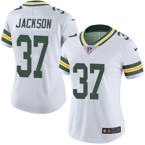 Nike Packers #37 Josh Jackson White Women's Stitched NFL Vapor Untouchable Limited Jersey Nike Packers #37 Josh Jackson White Women's Stitched NFL Vapor Untouchable Limited Jersey