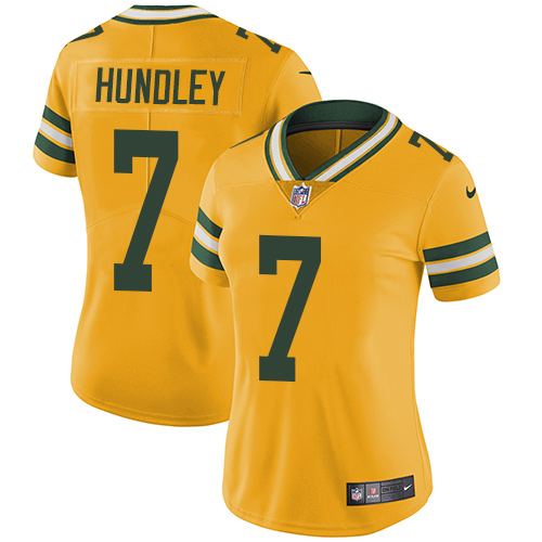 Nike Packers #7 Brett Hundley Women's Limited Gold Rush Vapor Untouchable NFL Jersey Nike Packers #7 Brett Hundley Women's Limited Gold Rush Vapor Untouchable NFL Jersey