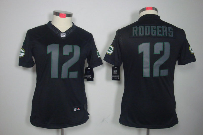 Women NEW NFL Green Bay Packers 12 Aaron Rodgers Impact Limited Black Jerseys Women NEW NFL Green Bay Packers 12 Aaron Rodgers Impact Limited Black Jerseys