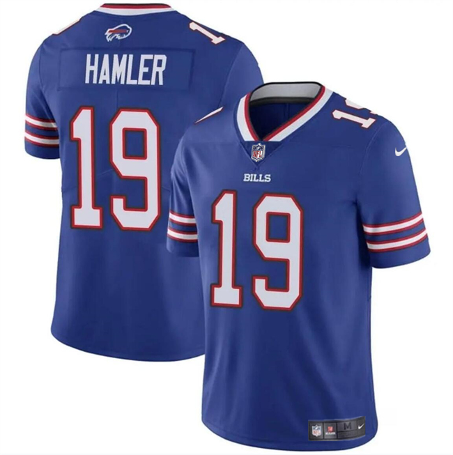Youth Buffalo Bills #19 KJ Hamler Blue Vapor Untouchable Limited Stitched Jersey Youth Buffalo Bills #19 KJ Hamler Blue Vapor Untouchable Limited Stitched Jersey