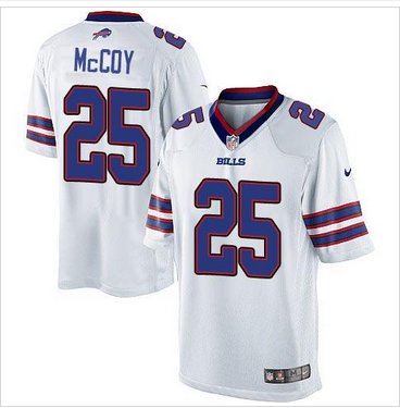 NEW Bills #25 LeSean McCoy White Youth Stitched NFL Limited Jersey