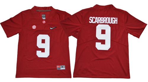 Crimson Tide #9 Bo Scarbrough Red Limited Stitched NCAA Jersey Crimson Tide #9 Bo Scarbrough Red Limited Stitched NCAA Jersey